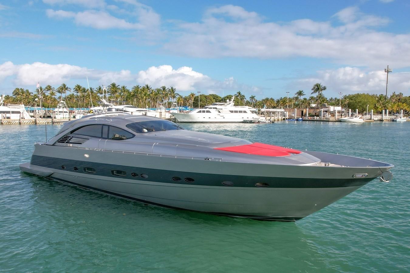 a boat in the water aboard PERSHING 88/07 Yacht for Sale