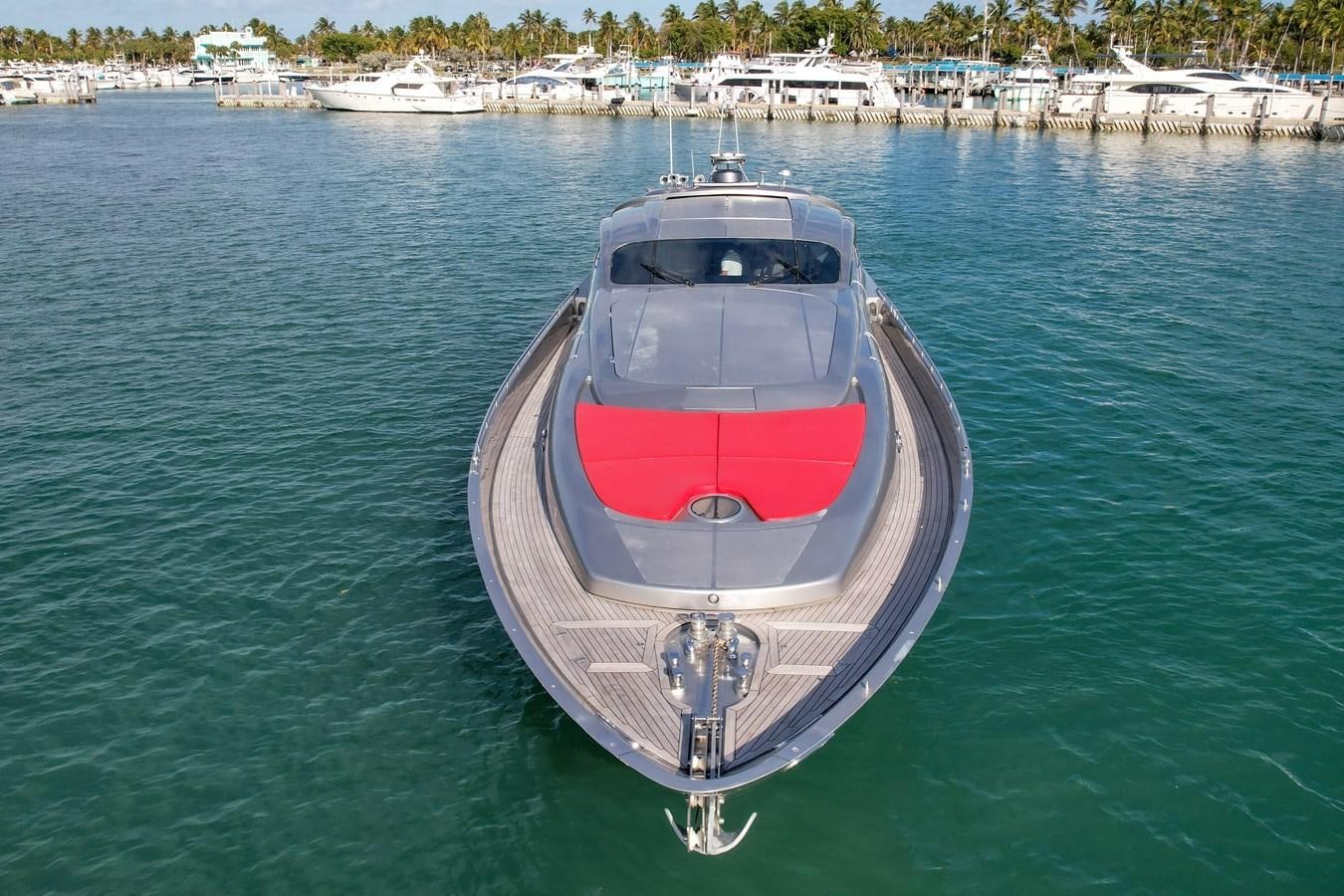 a boat on the water aboard PERSHING 88/07 Yacht for Sale