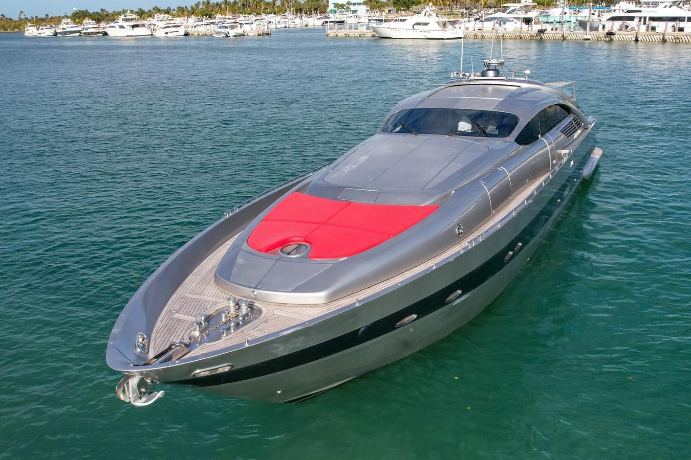 a boat on the water aboard PERSHING 88/07 Yacht for Sale