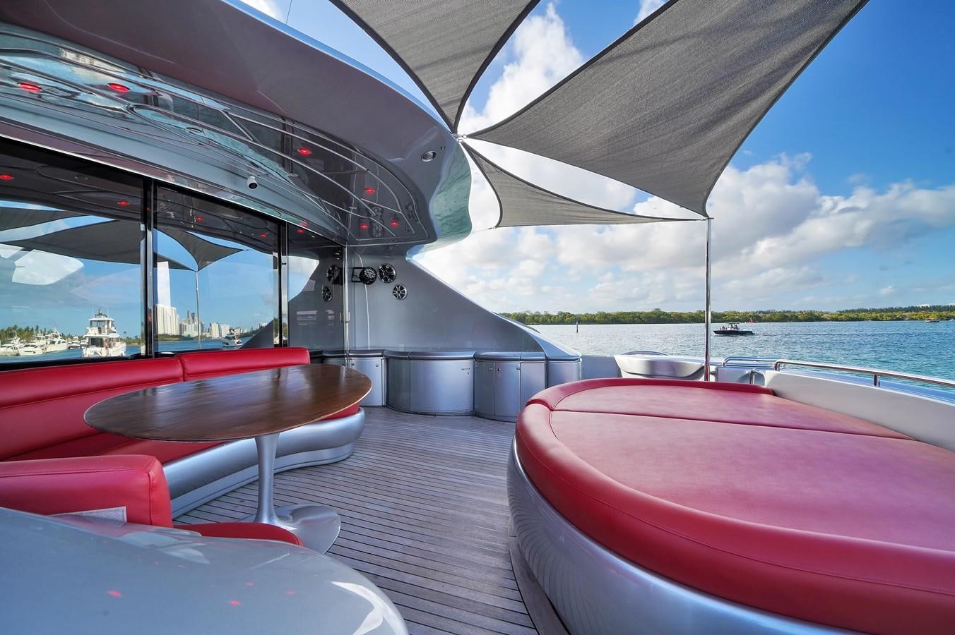 a boat on the water aboard PERSHING 88/07 Yacht for Sale