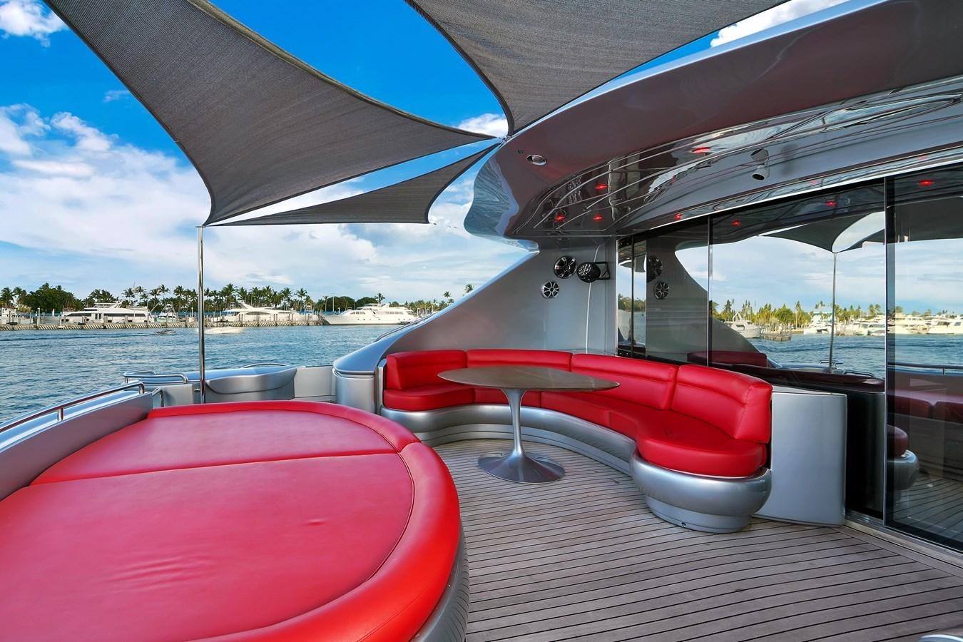 a boat on the water aboard PERSHING 88/07 Yacht for Sale