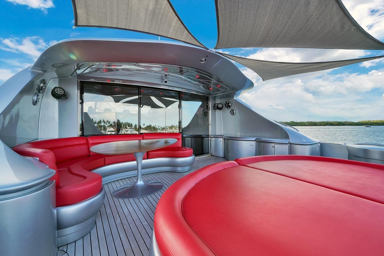 a boat on the water aboard PERSHING 88/07 Yacht for Sale