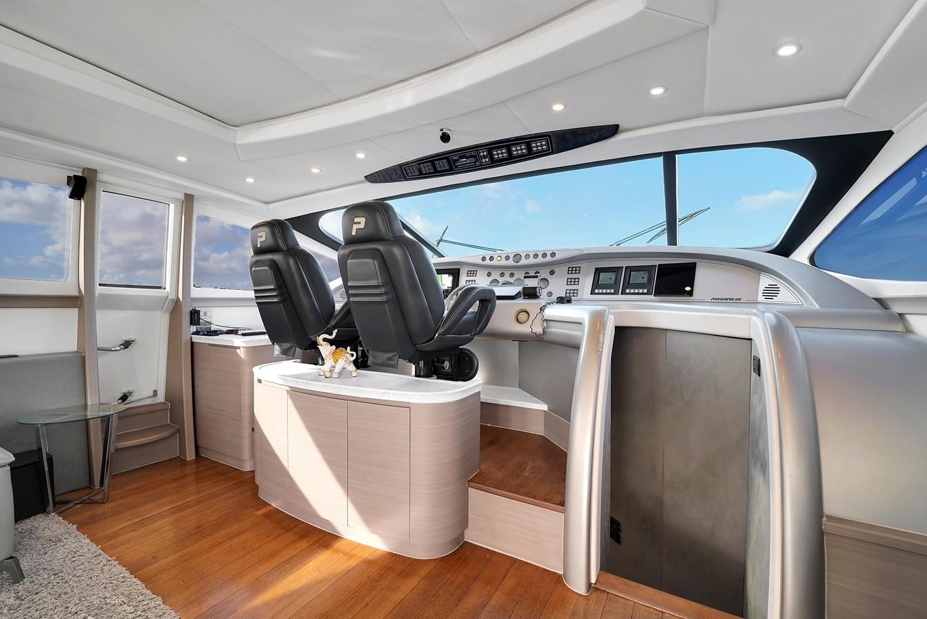 inside of a boat aboard PERSHING 88/07 Yacht for Sale