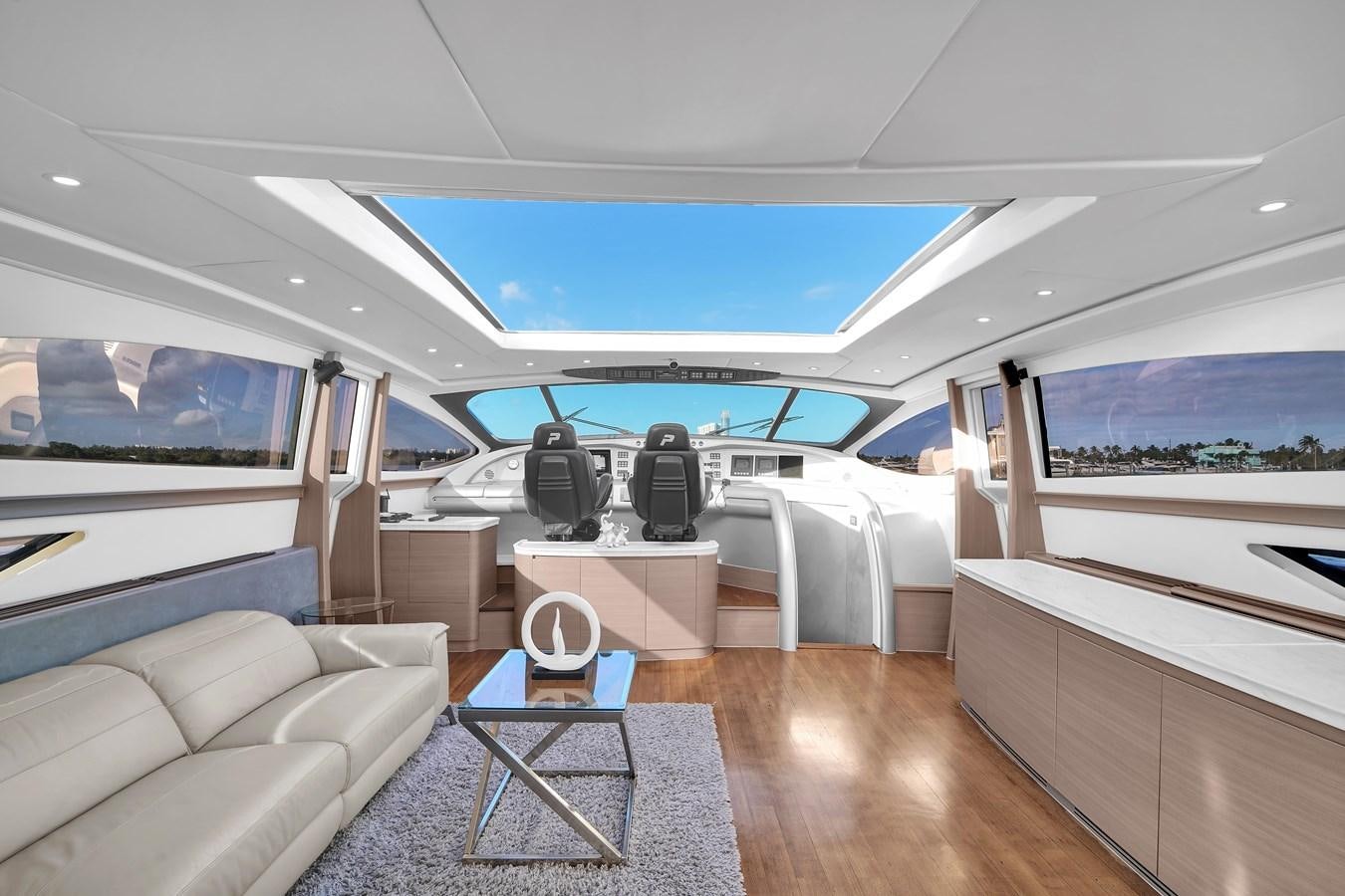 inside of a boat aboard PERSHING 88/07 Yacht for Sale