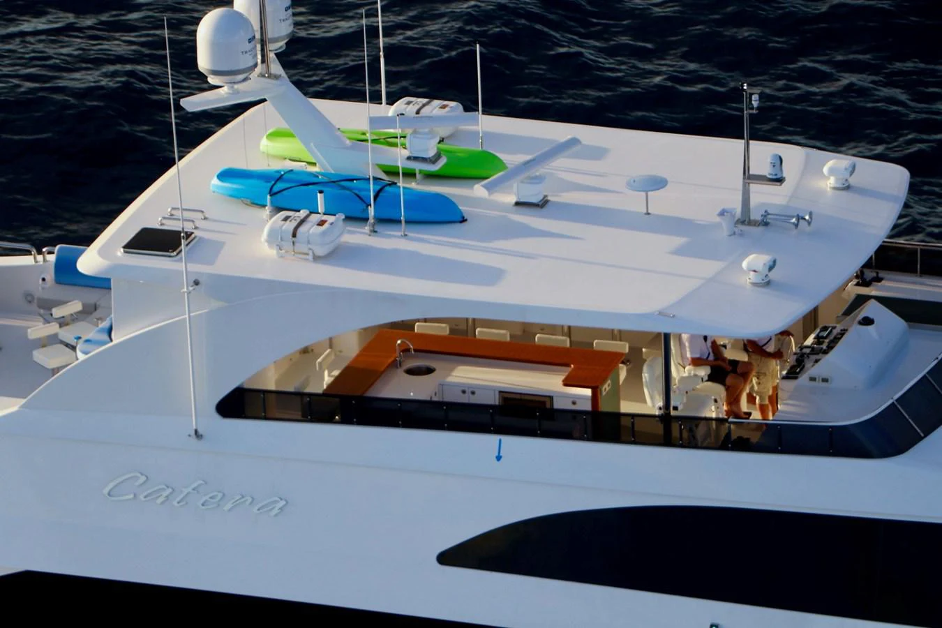 a boat in the water aboard G120 SIGNATURE SERIES Yacht for Sale