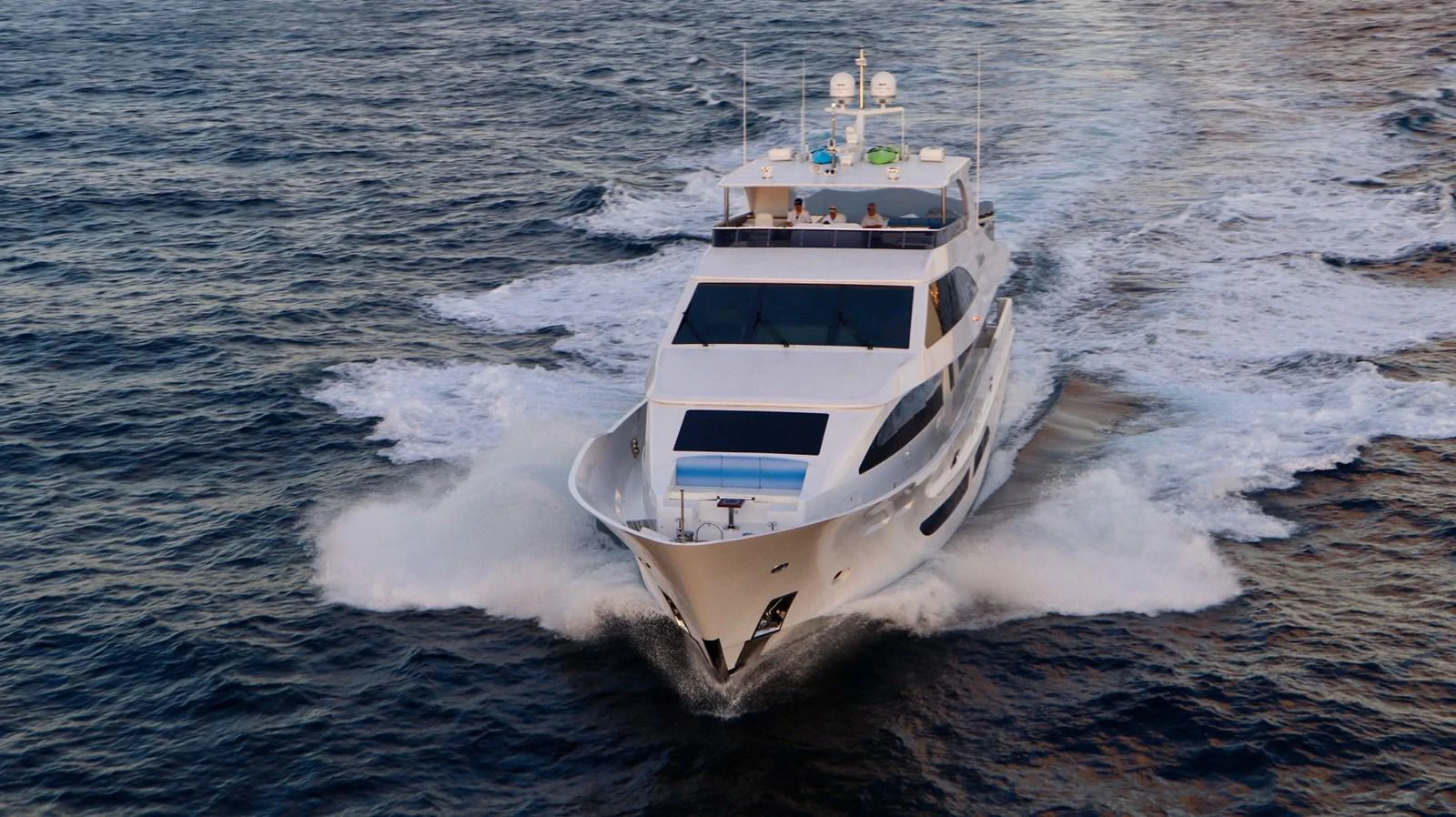 a boat on the water aboard G120 SIGNATURE SERIES Yacht for Sale