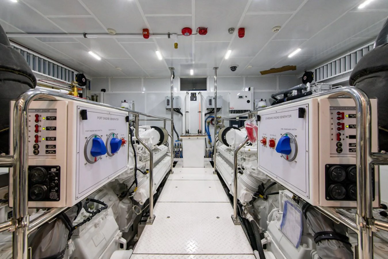 a room with several machines aboard G120 SIGNATURE SERIES Yacht for Sale