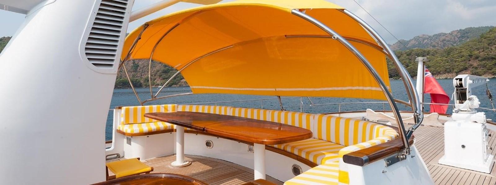 a boat on a deck aboard LADYAR B Yacht for Sale