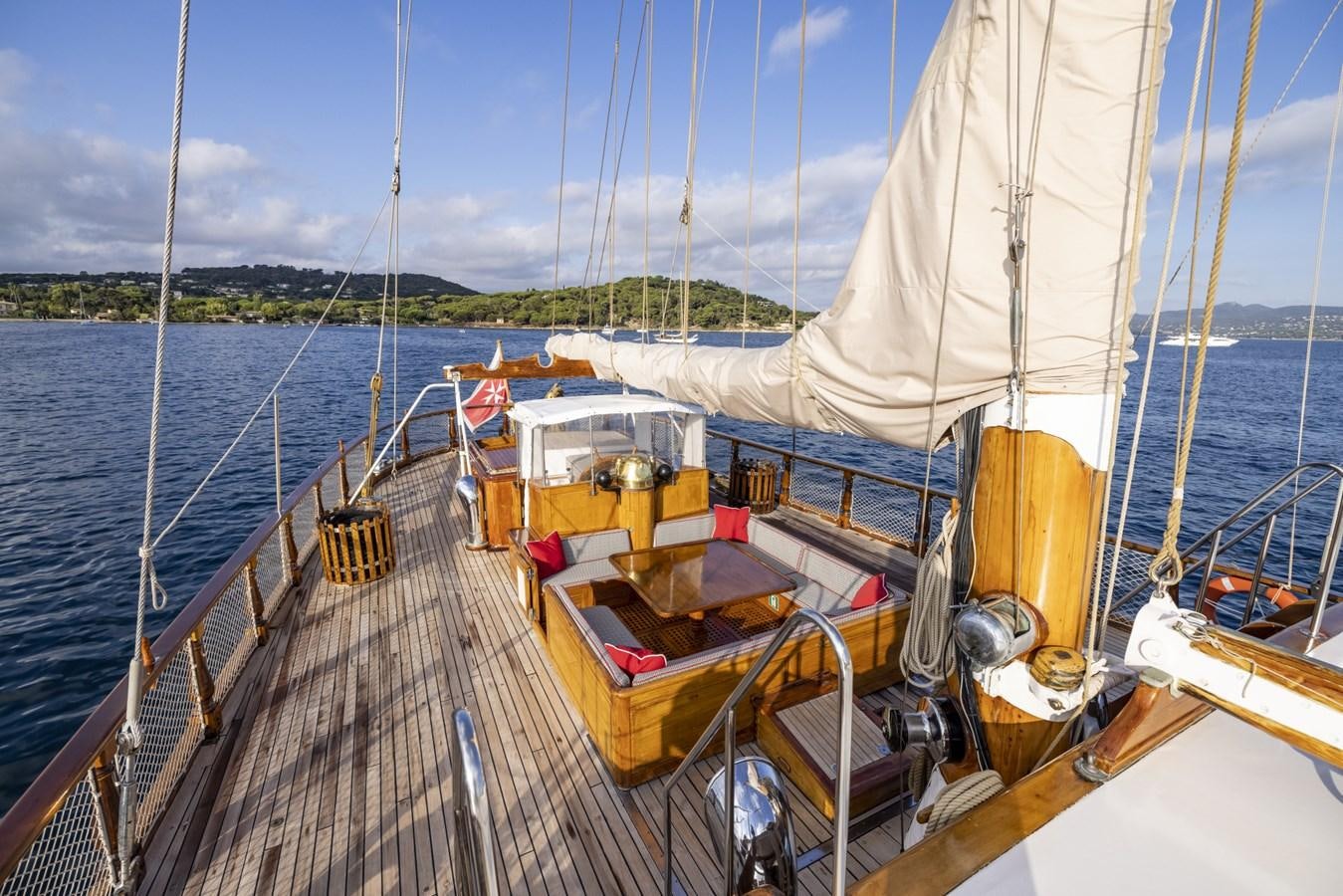 a sailboat on the water aboard FRANCESCO PETRARCA Yacht for Sale