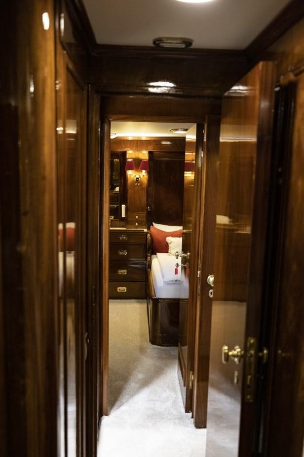 a person carrying a bag aboard FRANCESCO PETRARCA Yacht for Sale