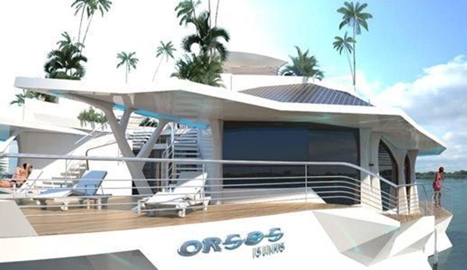 a house with a pool aboard 2020 ORION ORSOS ISLAND Yacht for Sale