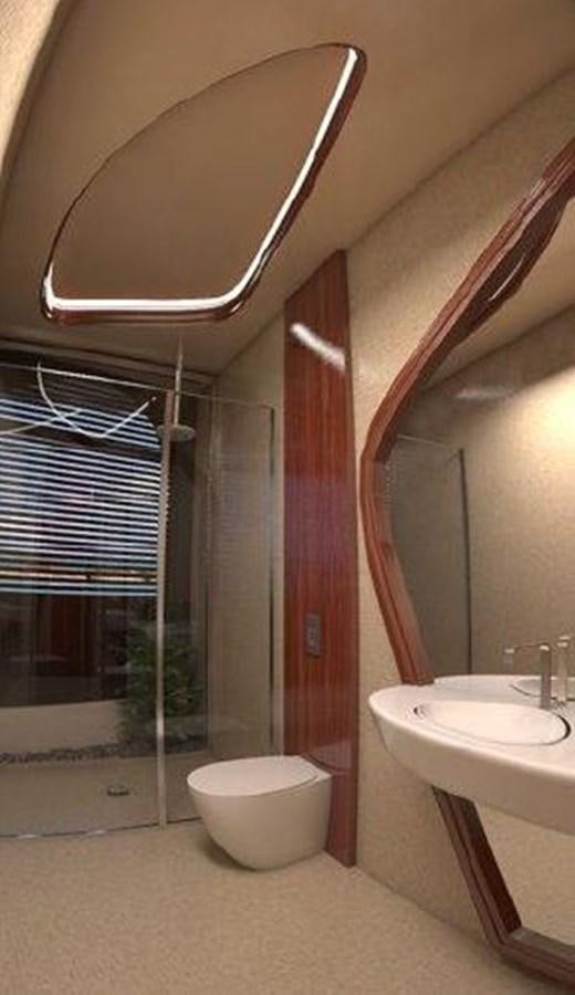 a bathroom with a toilet and sink aboard 2020 ORION ORSOS ISLAND Yacht for Sale