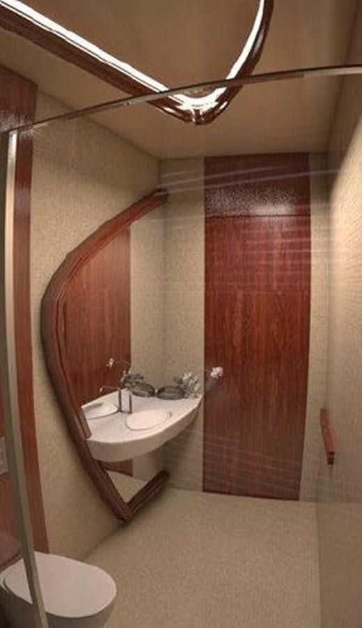 a bathroom with a sink and a toilet aboard 2020 ORION ORSOS ISLAND Yacht for Sale
