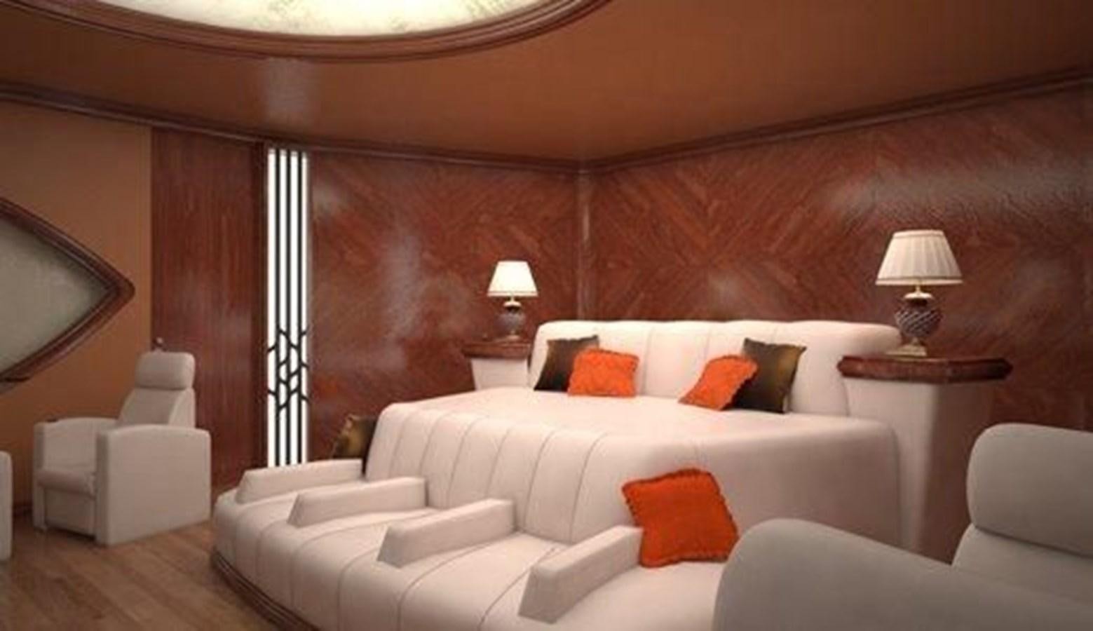 a room with a bed and a couch aboard 2020 ORION ORSOS ISLAND Yacht for Sale