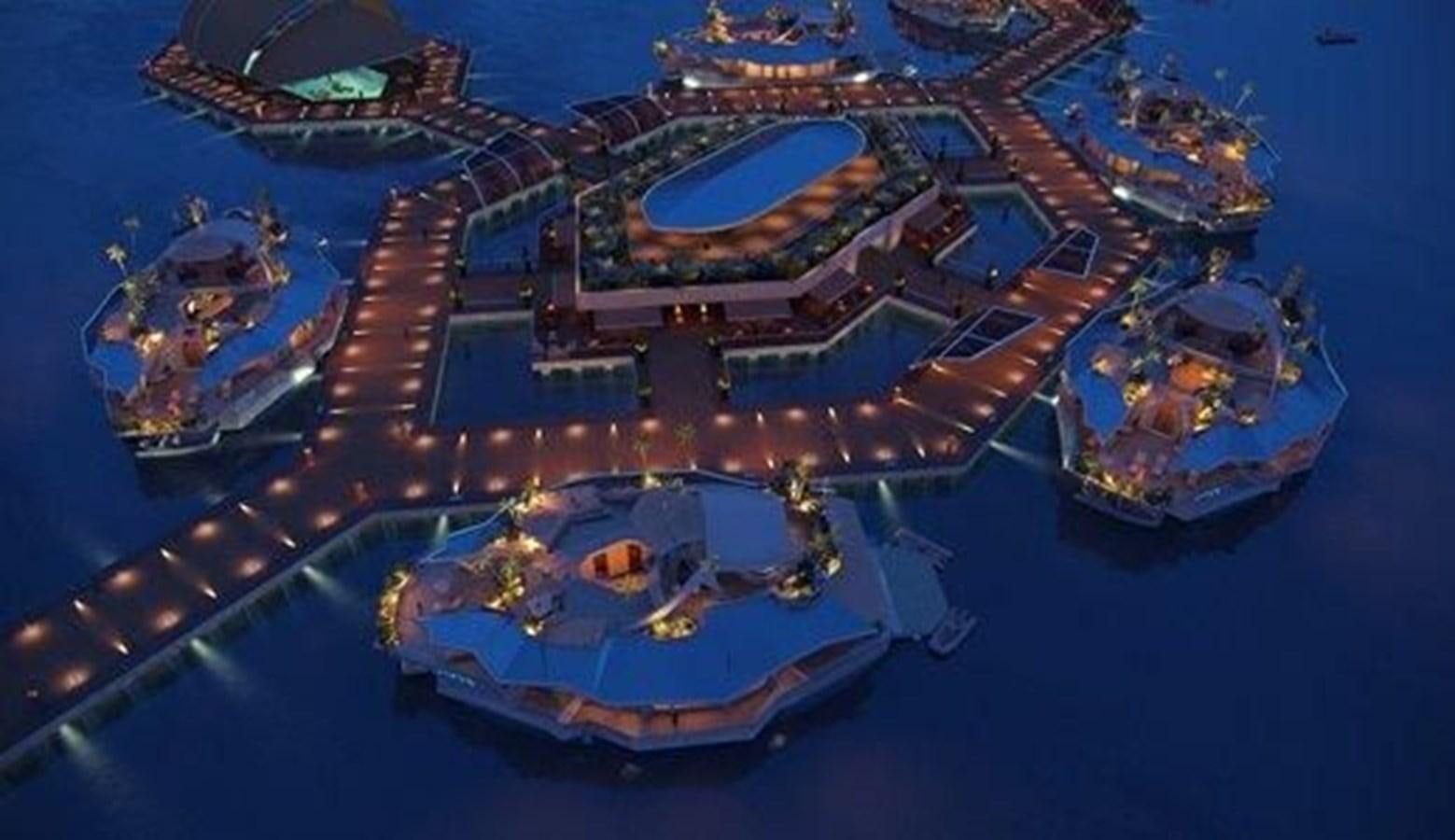 a high angle view of a port aboard 2020 ORION ORSOS ISLAND Yacht for Sale