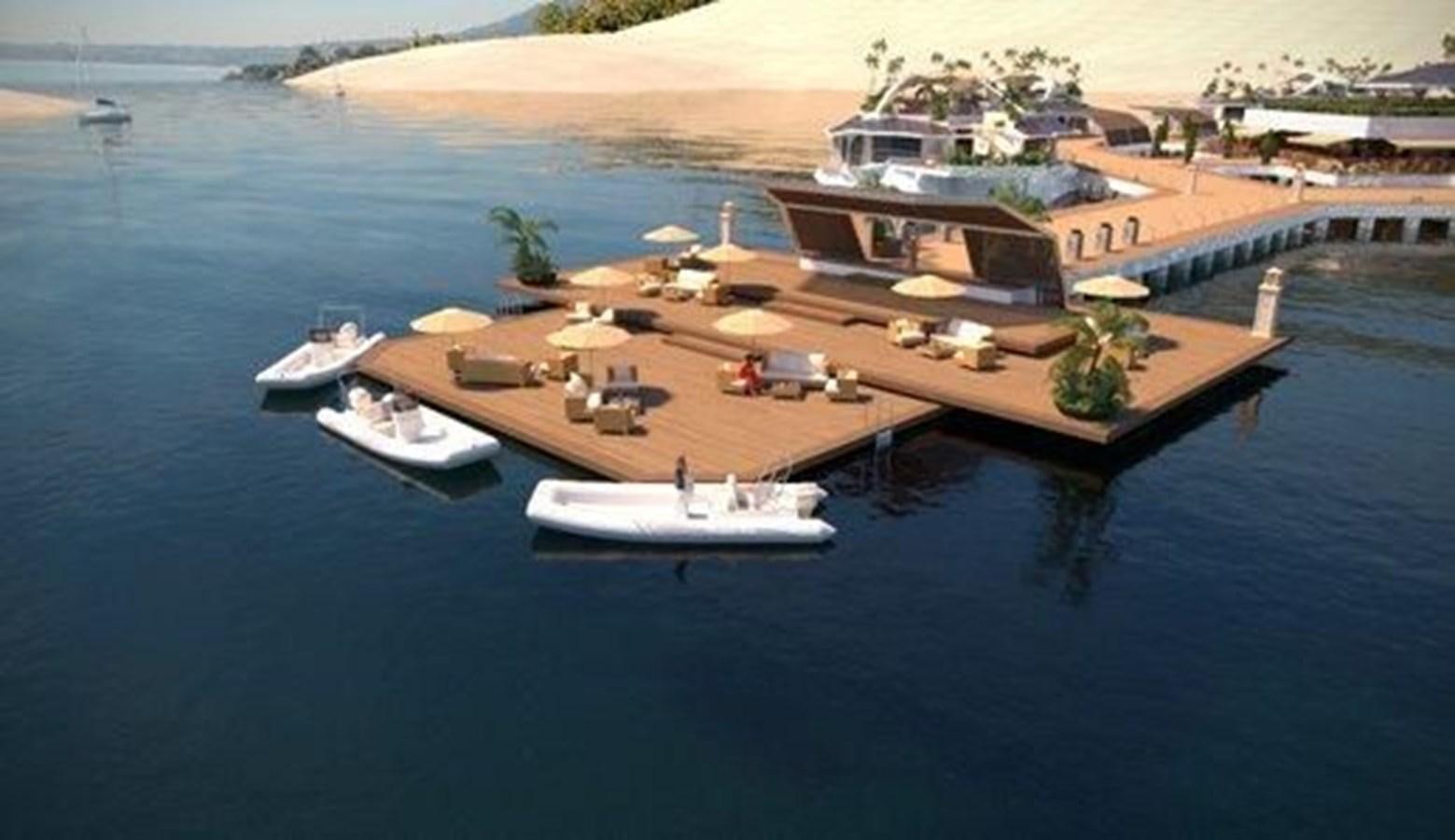 a group of boats on a body of water aboard 2020 ORION ORSOS ISLAND Yacht for Sale