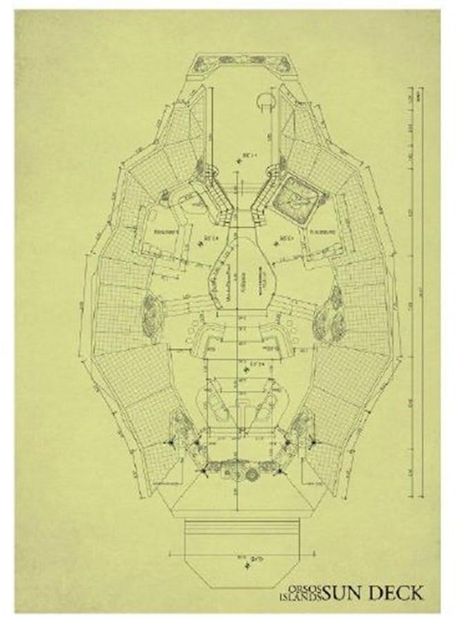 diagram aboard 2020 ORION ORSOS ISLAND Yacht for Sale