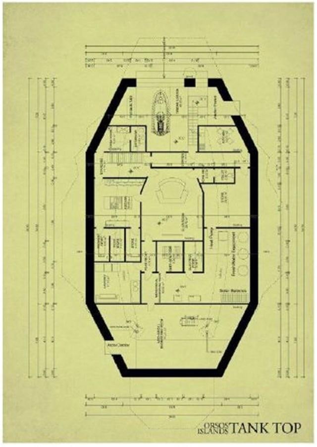 diagram, engineering drawing aboard 2020 ORION ORSOS ISLAND Yacht for Sale