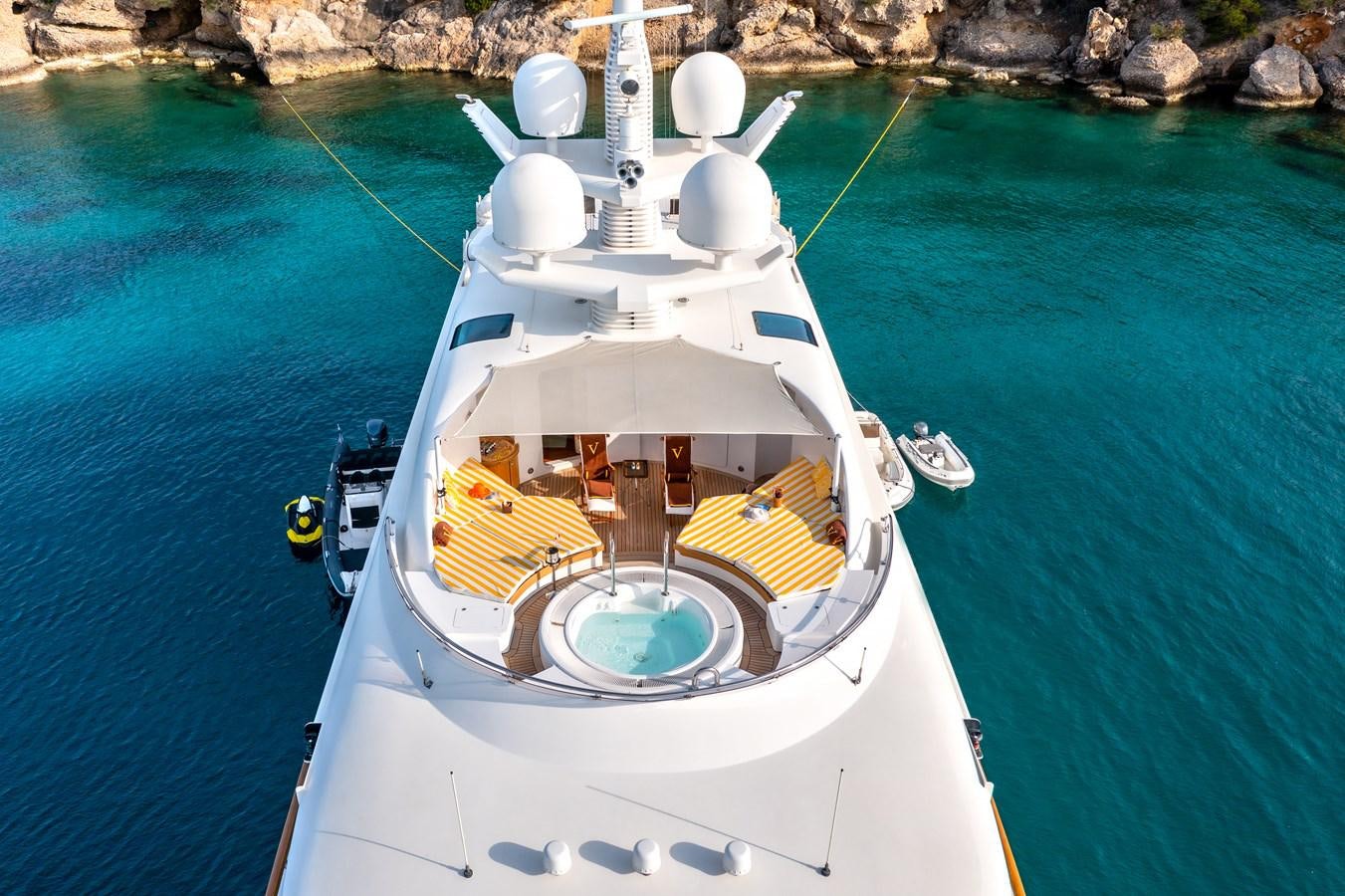 a boat in the water aboard VERA Yacht for Sale