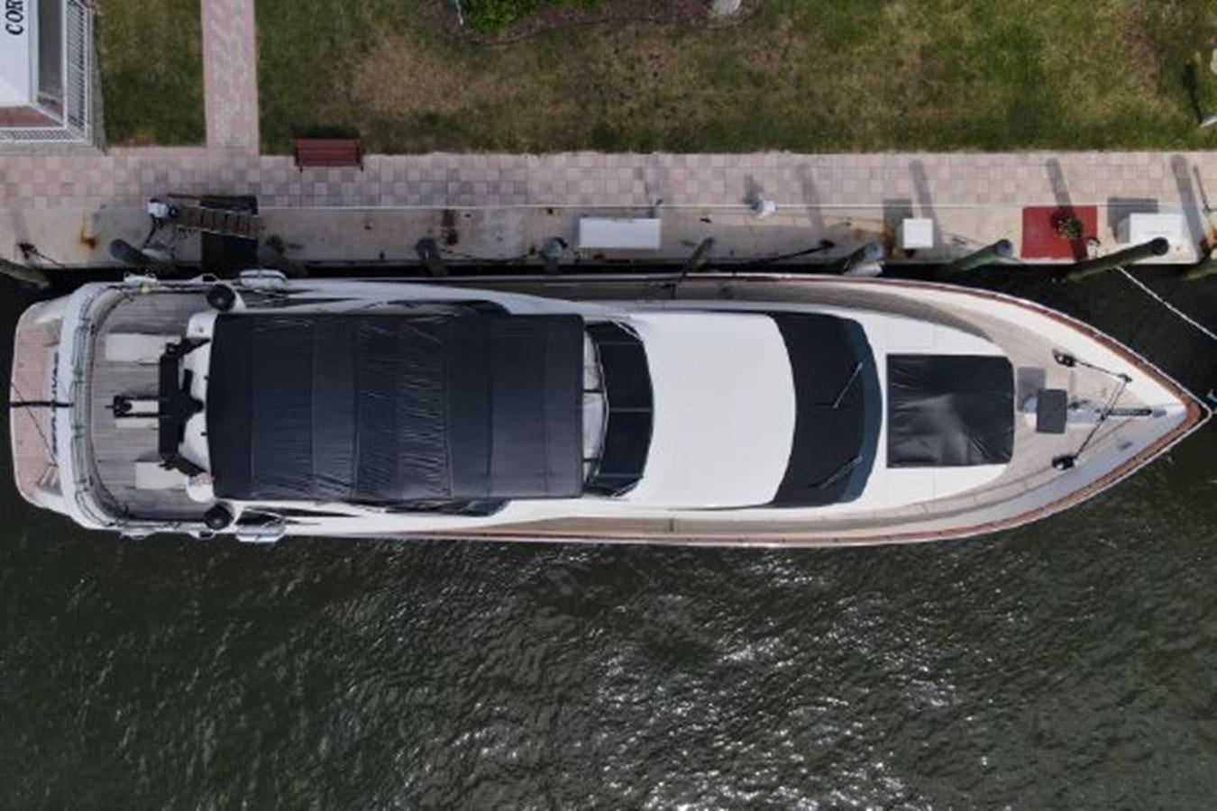 a car with a broken front bumper aboard 85 AZIMUT ULTIMATE Yacht for Sale