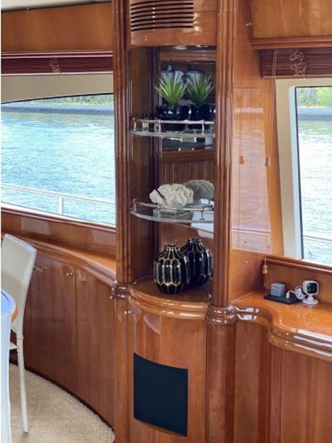 a shelf with a plant on it aboard 85 AZIMUT ULTIMATE Yacht for Sale
