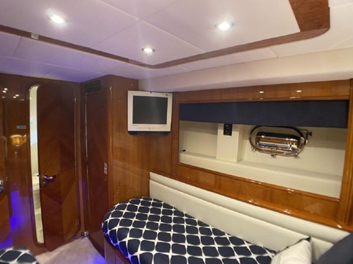 a bed in a room aboard 85 AZIMUT ULTIMATE Yacht for Sale