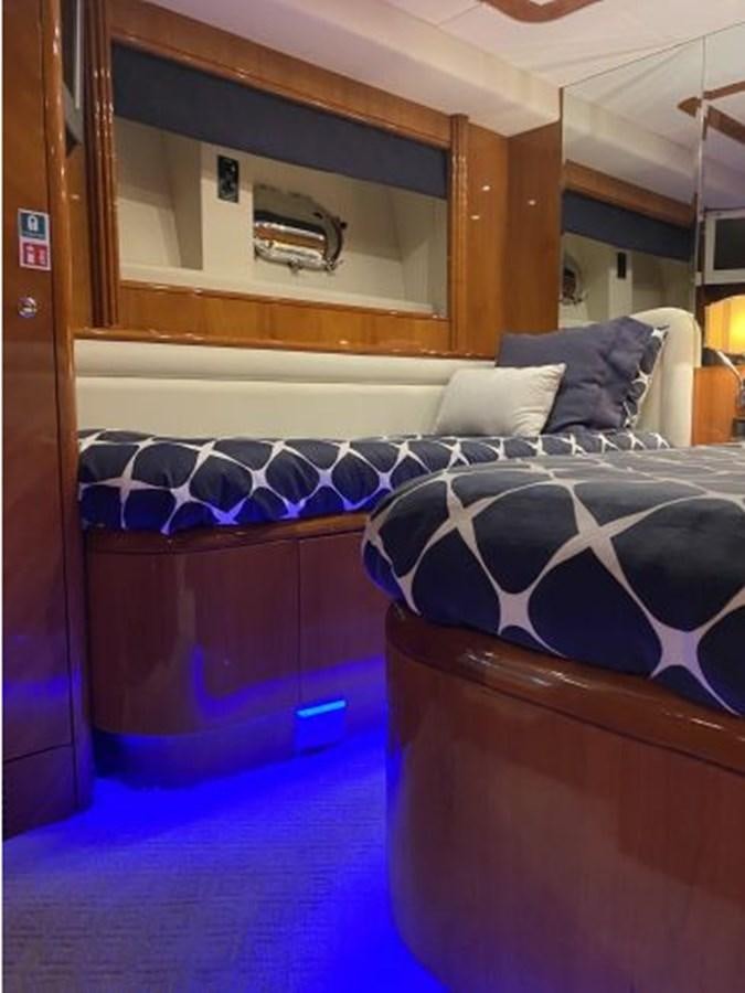 a couch in a room aboard 85 AZIMUT ULTIMATE Yacht for Sale
