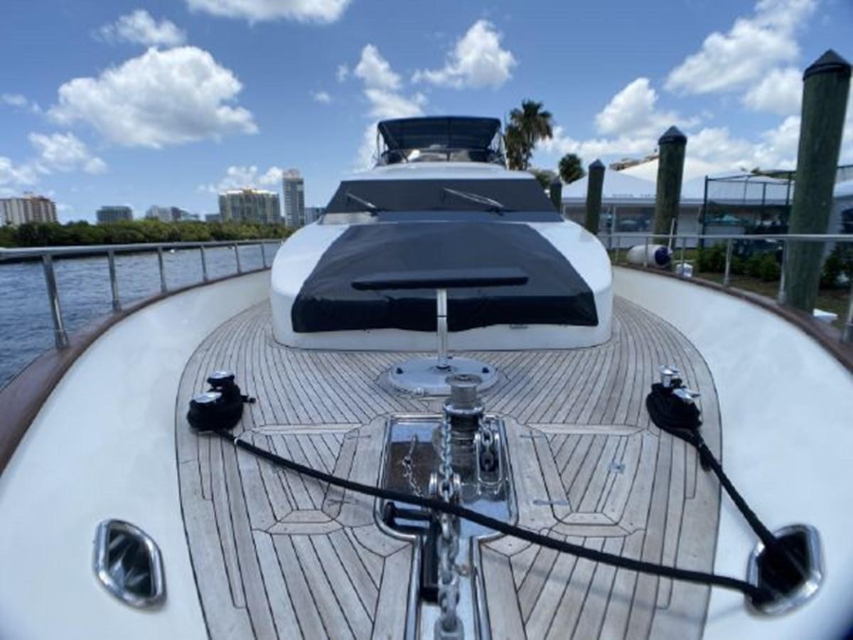 a boat on a bridge aboard 85 AZIMUT ULTIMATE Yacht for Sale