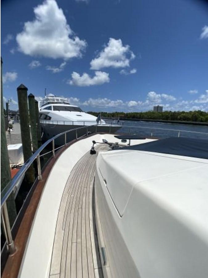 a deck with boats on it aboard 85 AZIMUT ULTIMATE Yacht for Sale