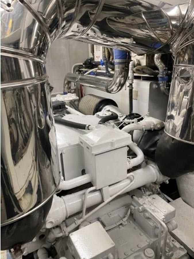 a large room with machinery aboard 85 AZIMUT ULTIMATE Yacht for Sale