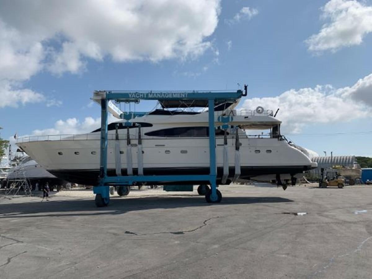 a large white boat aboard 85 AZIMUT ULTIMATE Yacht for Sale