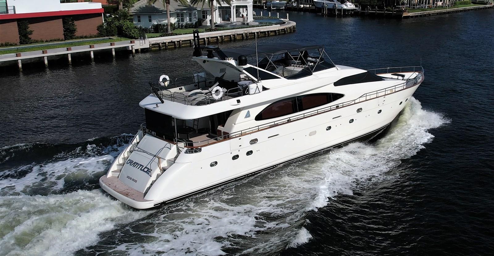 a boat on the water aboard 85 AZIMUT ULTIMATE Yacht for Sale