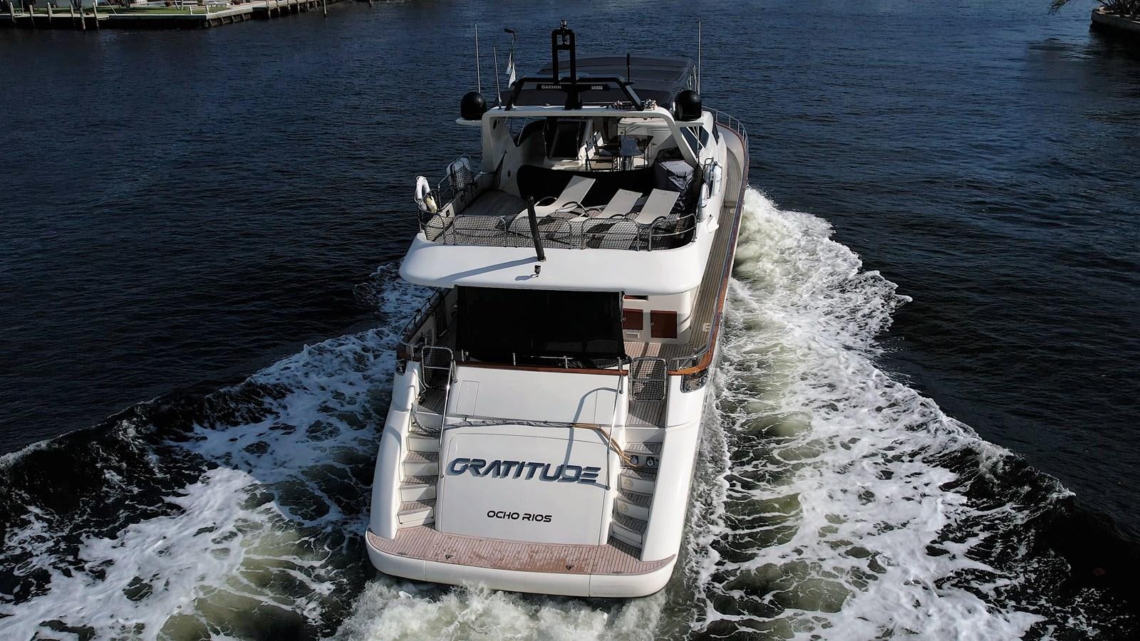 a boat on the water aboard 85 AZIMUT ULTIMATE Yacht for Sale