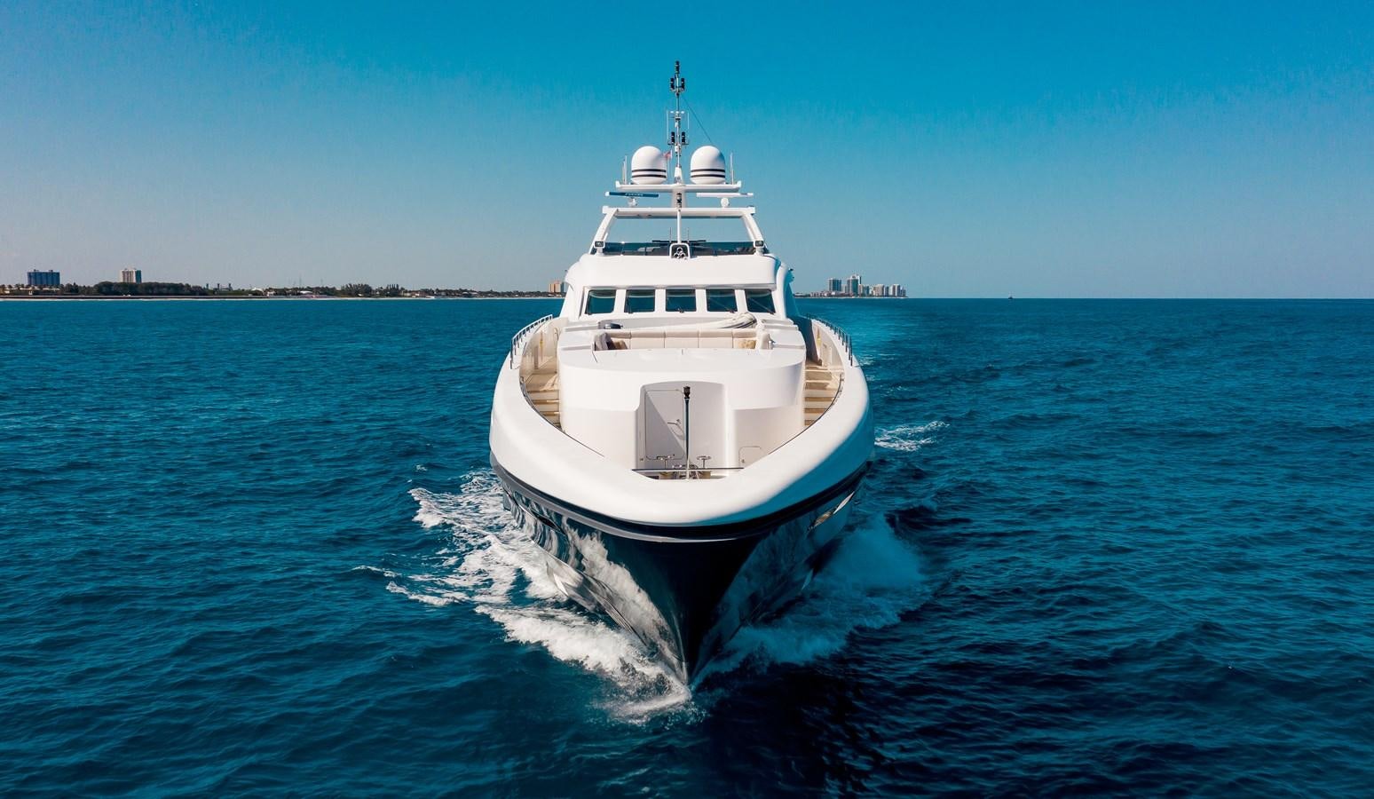 a boat on the water aboard LADY L Yacht for Charter