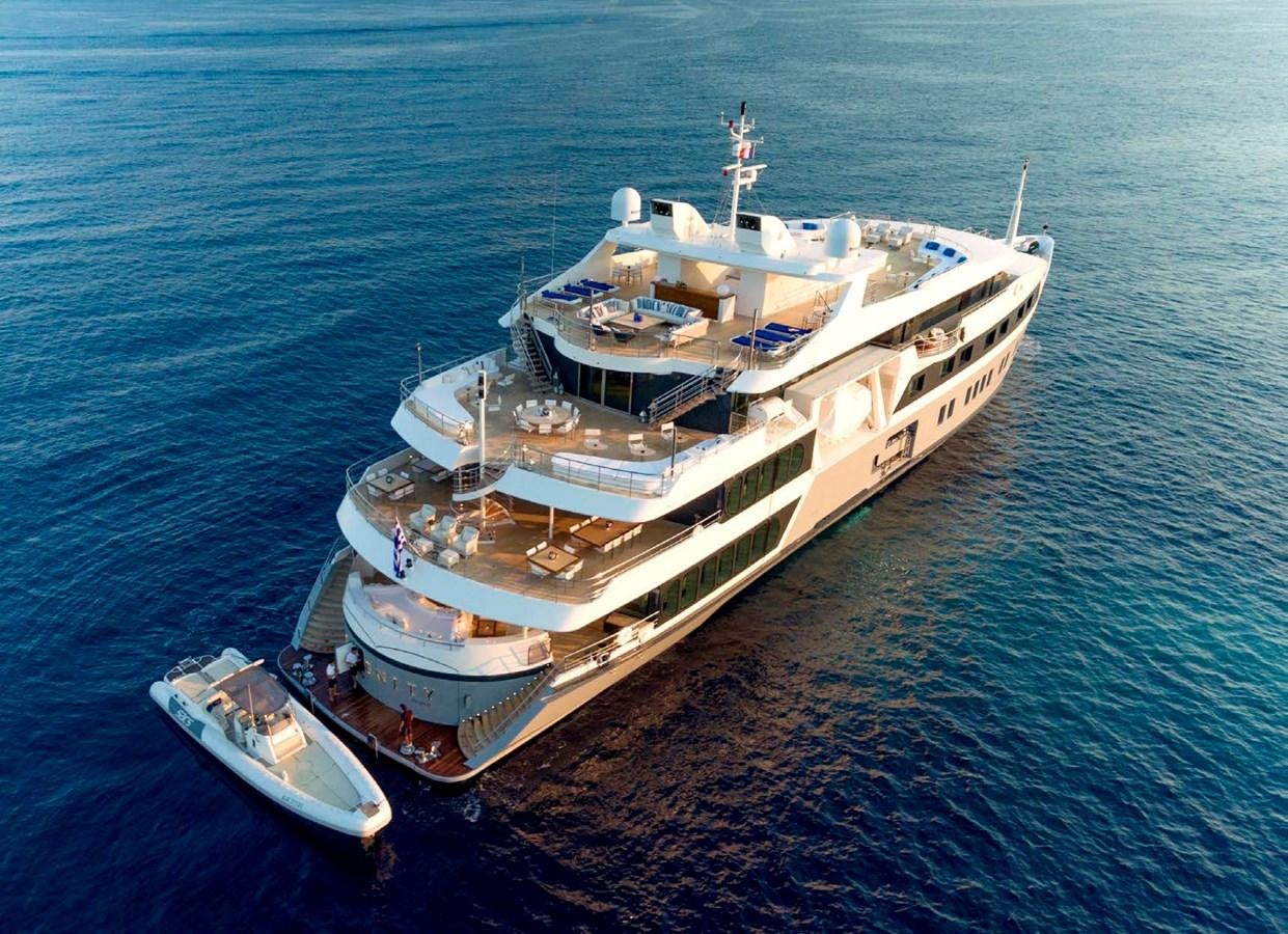 a ship in the water aboard MARQUISE Yacht for Charter