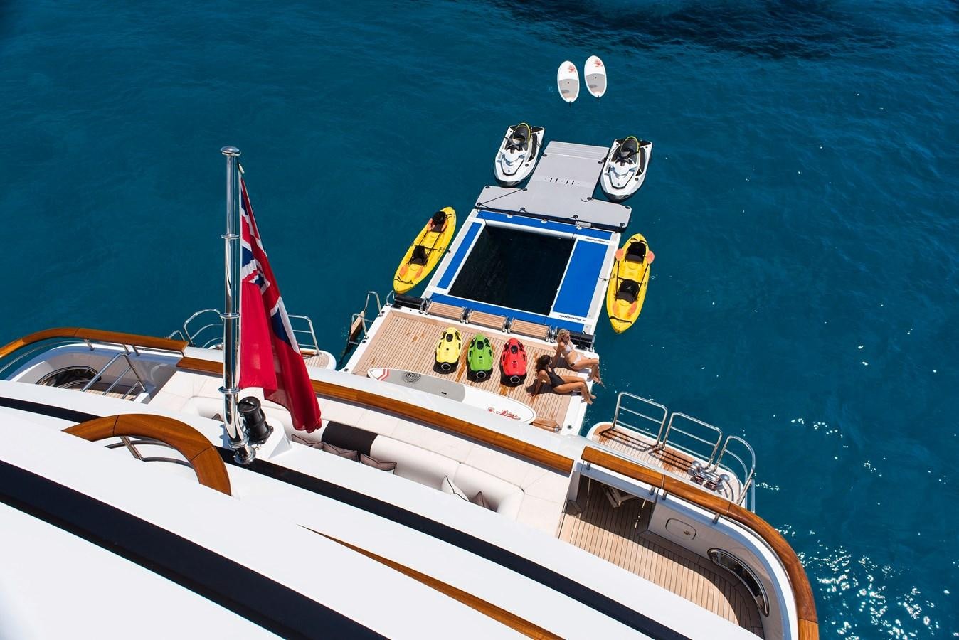 a boat in the water aboard SOUNDWAVE Yacht for Sale