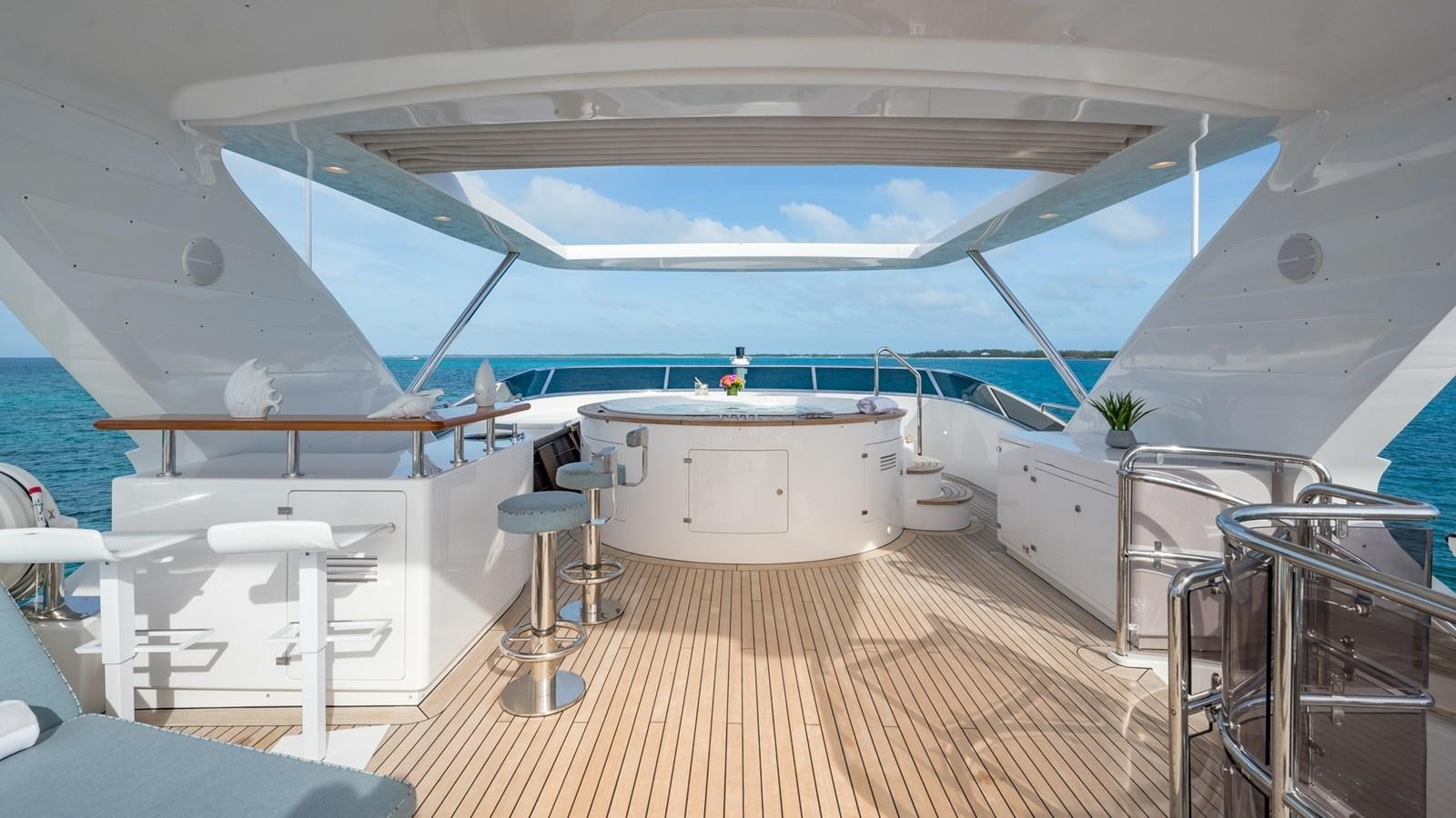 a boat on the water aboard NAMASTE Yacht for Sale