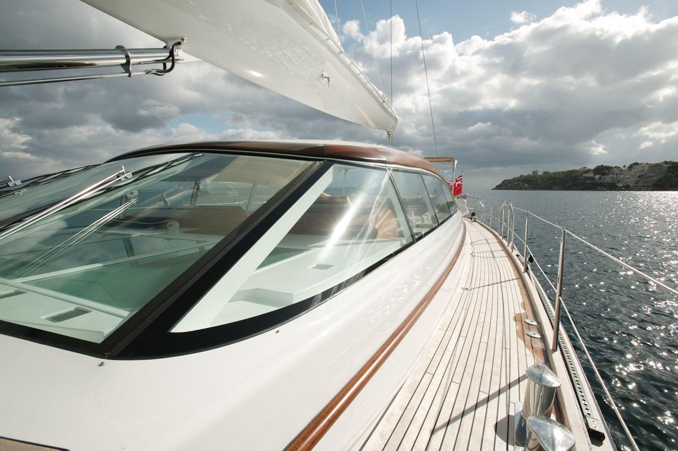 a car driving on a road aboard MBOLO Yacht for Sale