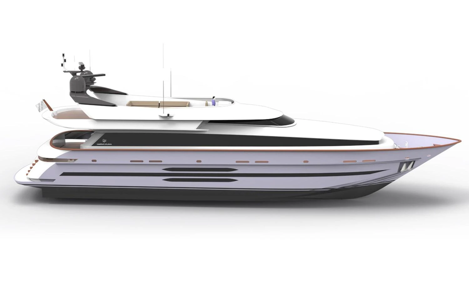 a white rectangular object with a black handle aboard O'RIANA Yacht for Sale