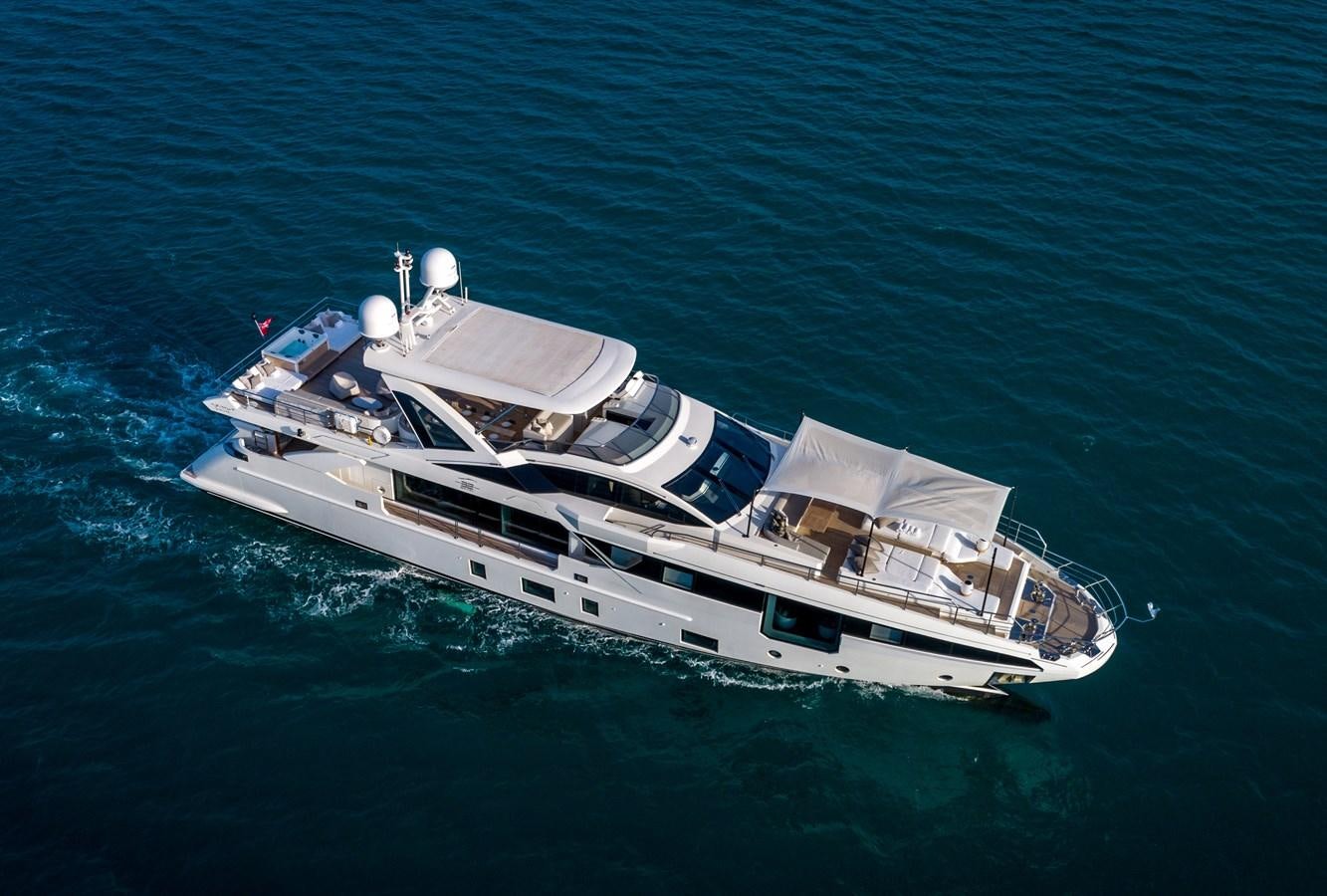 a boat in the water aboard H Yacht for Sale