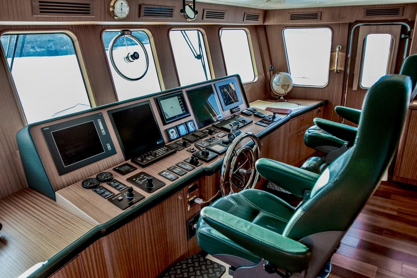 a room with many computers aboard BALTIC SEA Yacht for Sale