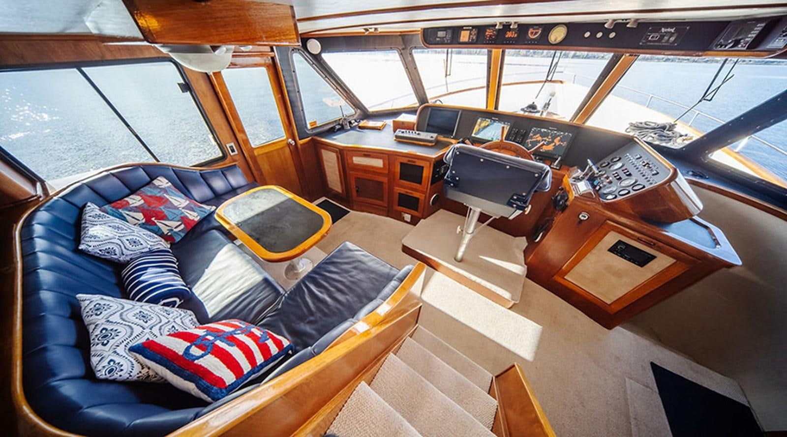 inside of a boat aboard PACIFIC SHADOW Yacht for Sale