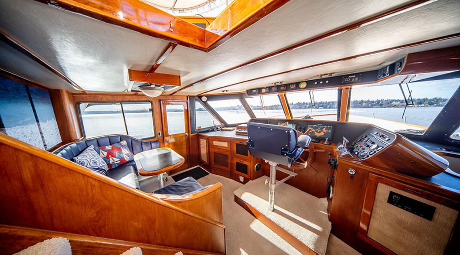 inside of a boat aboard PACIFIC SHADOW Yacht for Sale