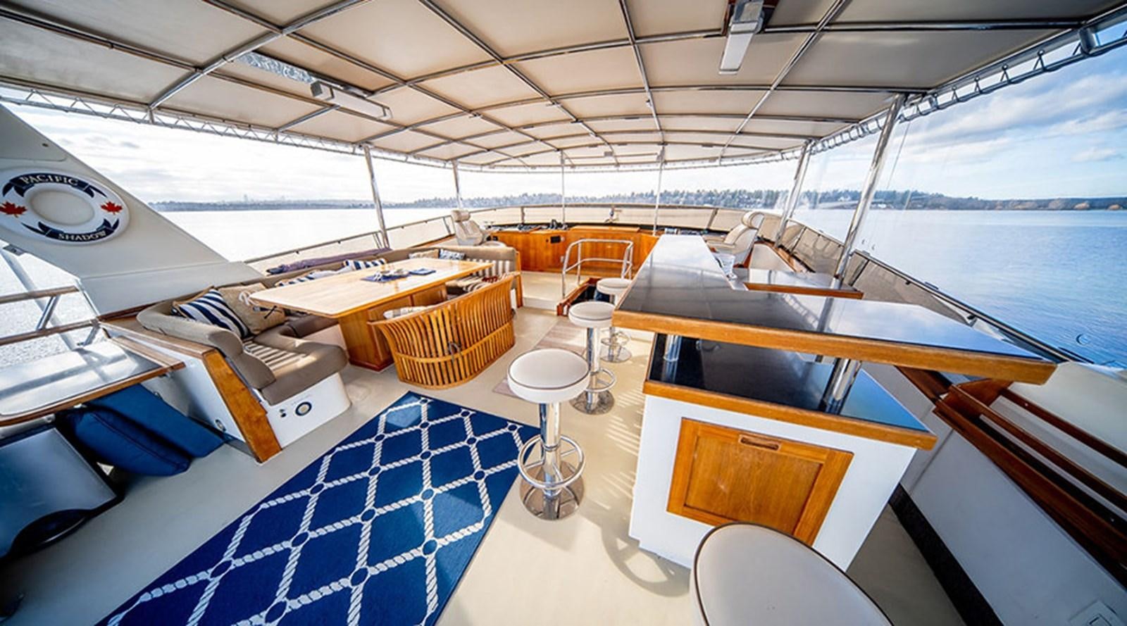 inside of a plane aboard PACIFIC SHADOW Yacht for Sale
