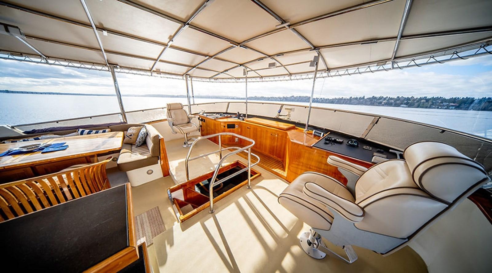 inside of a boat aboard PACIFIC SHADOW Yacht for Sale