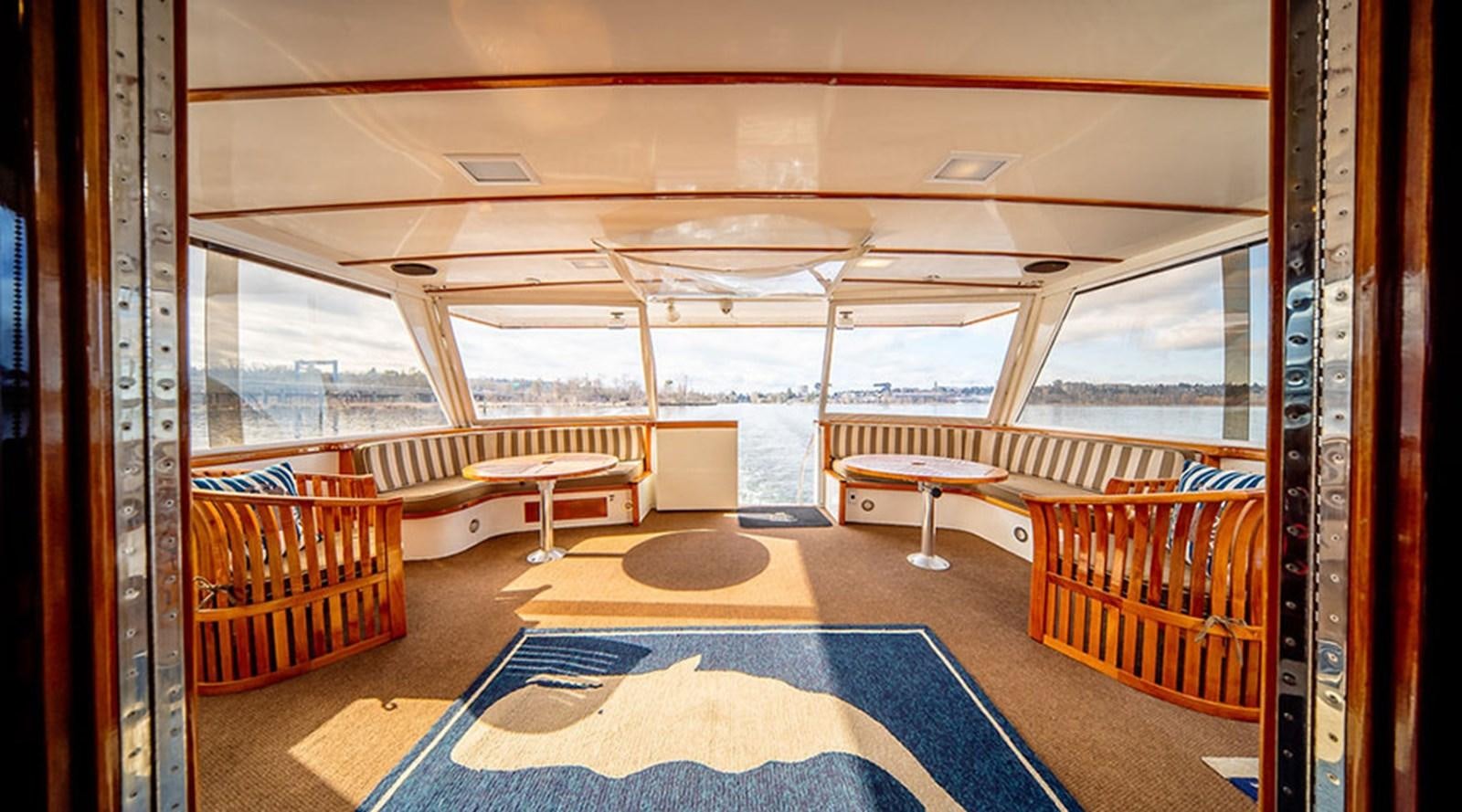 inside of a boat aboard PACIFIC SHADOW Yacht for Sale