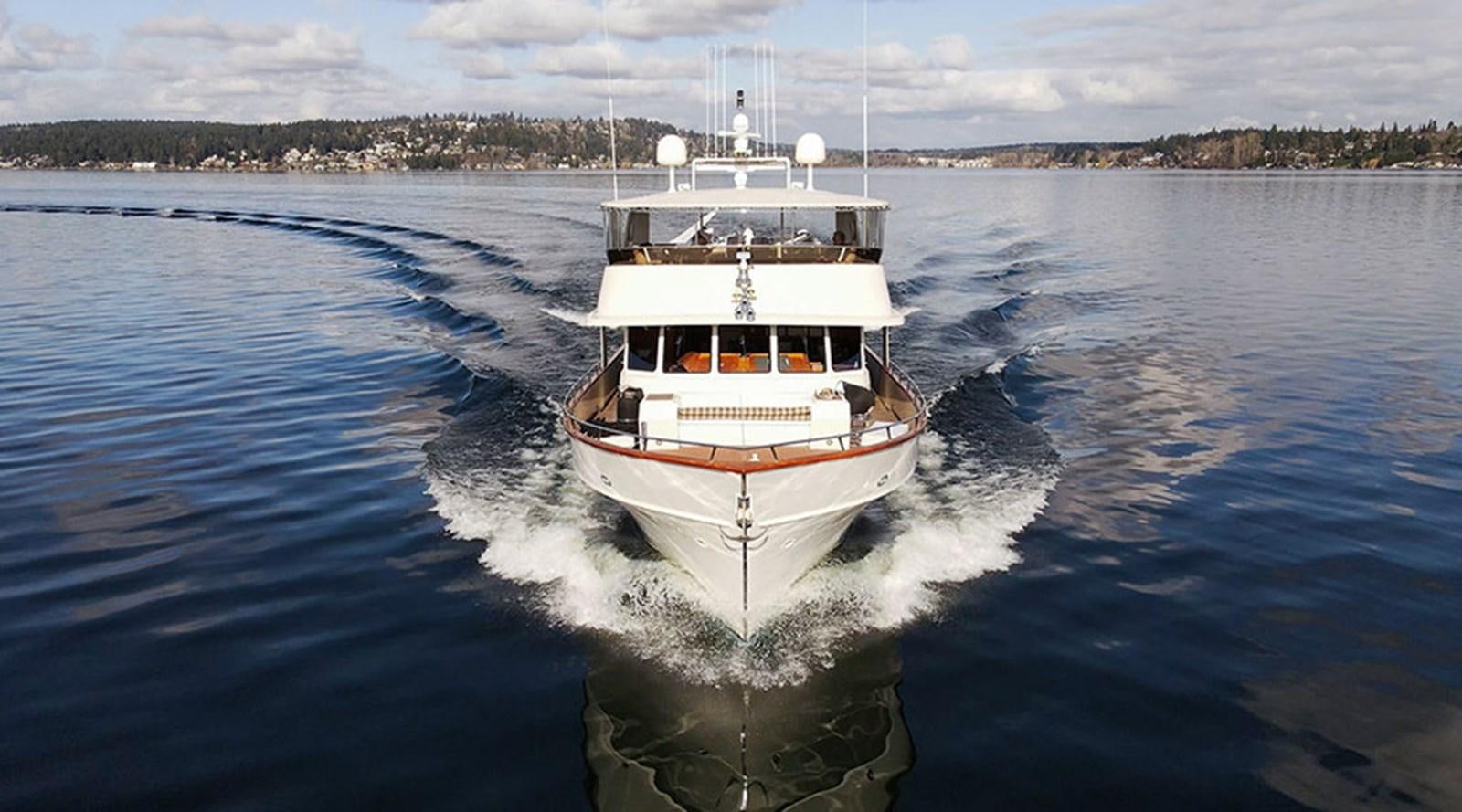 a boat on the water aboard PACIFIC SHADOW Yacht for Sale