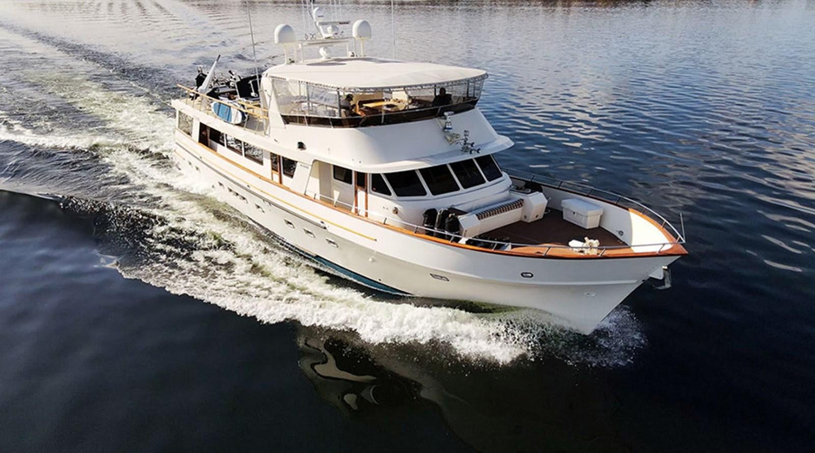 a boat on the water aboard PACIFIC SHADOW Yacht for Sale