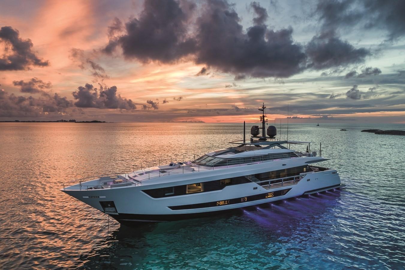 a boat in the water aboard NEVER BLUE Yacht for Sale