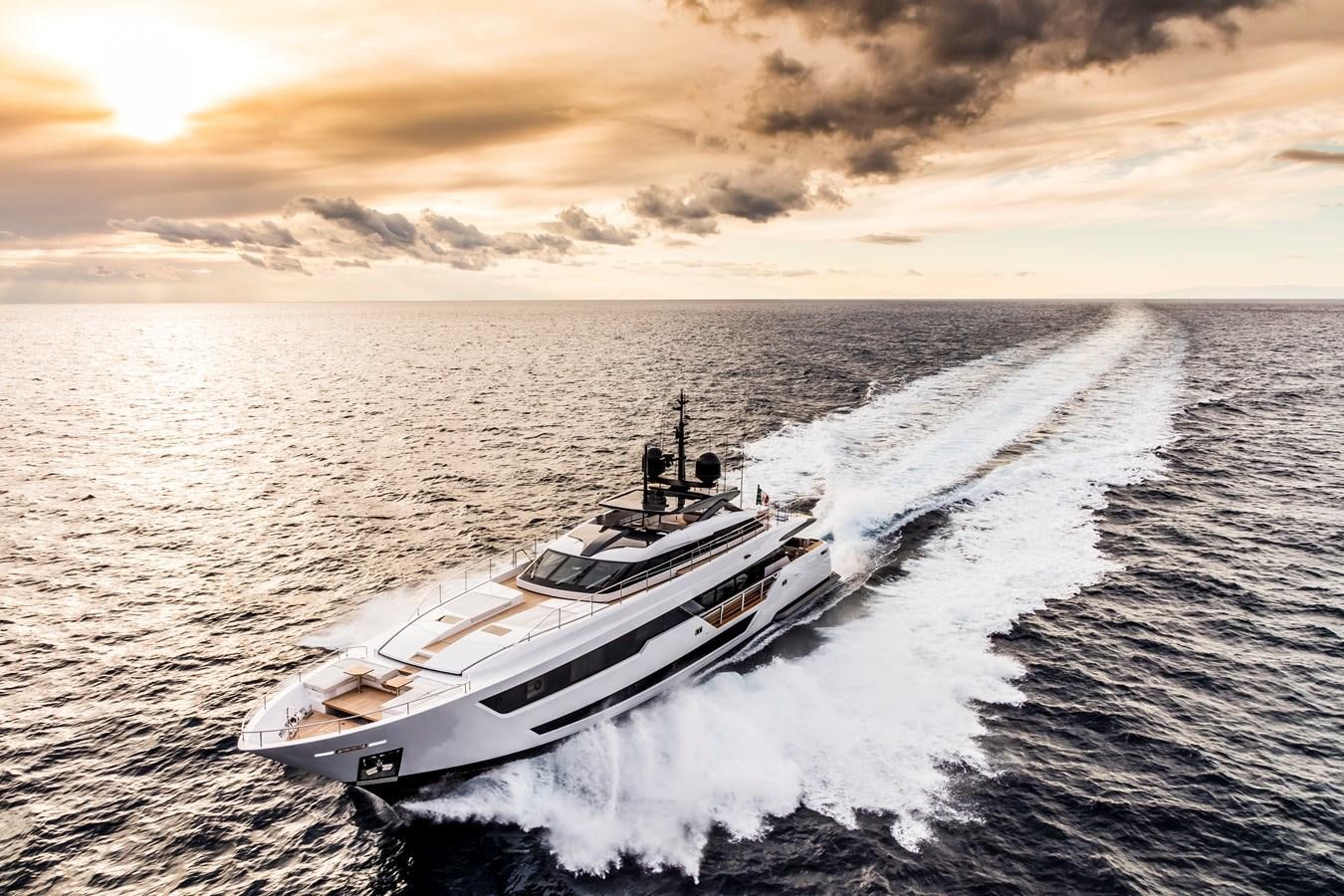 a boat on the water aboard NEVER BLUE Yacht for Sale